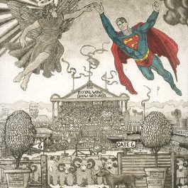 Superman Meets the Archangel Gabriel at the Widji Sheep Dog Trials (Edition of 130)